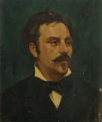 Portræt af komponisten Gabriel Fauré 1845-1924, 1878.