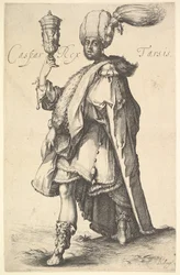 Caspar, efter en serie af de tre magi af Jacques Bellange.