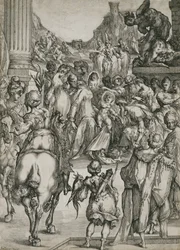 The Adoration of the Magi, ca. 1614-17 (radering med gravering)