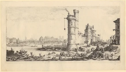 Udsigt over Pont-Neuf, blad 2 fra serien „De to store Paris-udsigter“
