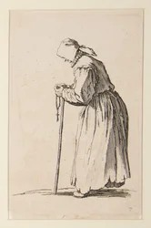 Tiggerkvinde med rosenkrans, fra The Beggars (La mendiante aux rosaire)