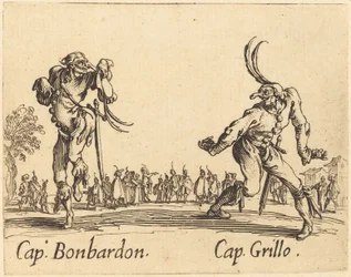 Kasket. Bonbardon og Cap. Grillo, ca. 1622.