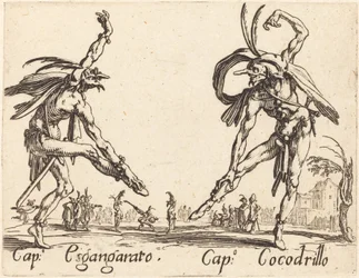 Kap. Esgangarato og Cap. Krokodille, ca. 1622.