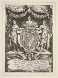 Kæmpe? la Barri?re, Frontispice, The Arms of Lorraine-Chevreuse