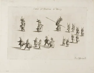 Indgang af M. de Macey, fra The Combat at the Barrier