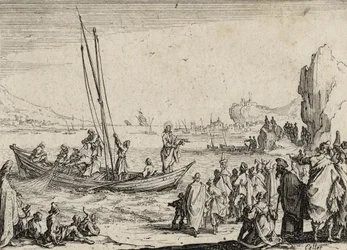 Jesus prædiker ved havet, 1635