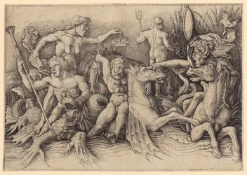 Den hellige Barnabas’ martyrium, blad 15 i serien »Apostlenes martyrium«