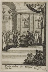 Maria præsenterer Kristus i templet, fra The Life of the Virgin