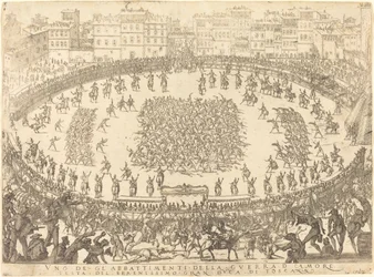 En af infanterikampene, 1616.