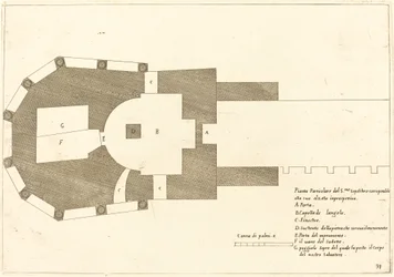 Plan over Den Hellige Gravs Kirke
