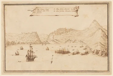 Planometrisk udsigt over Oran, Algeriet