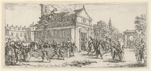 Plundring af et kloster
