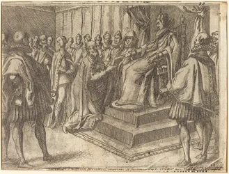 Modtagelse af Polens udsending [recto], 1612.