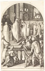 Sankt Basilius fejrer messen