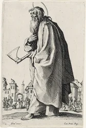 Sankt Thaddeus eller Sankt Judas fra Les Grands Apôtres (De store apostle), 1631