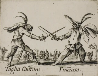 Taglia Cantoni - Fracasso, tallerken 24 fra Balli di Sfessania