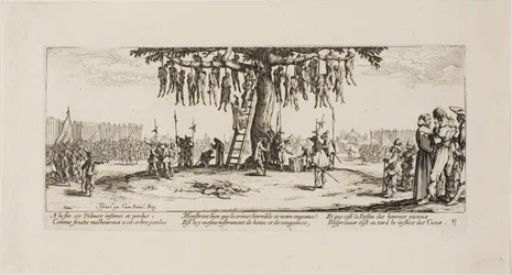The Hanging, tallerken elleve fra The Miseries of War