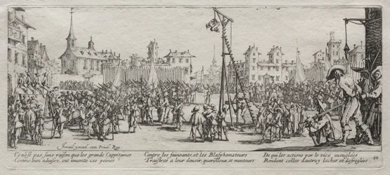 The Large Miseries of War: The Strappado, 1633.