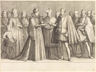 Ferdinando og Christine af Lorraines bryllup