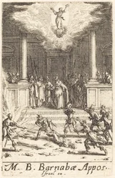 Sankt Barnabas martyrium, ca. 16341635.