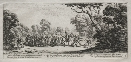 The Miseries of War: Arrest of Malefactors, 1633.