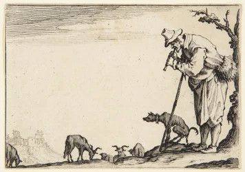 Hyrden, der spiller fløjte