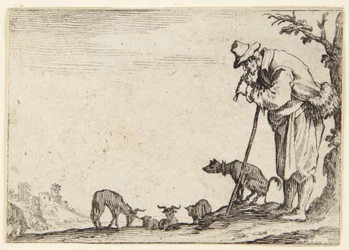 Hyrden, der spiller fløjte