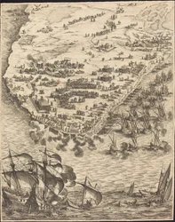 The Siege of La Rochelle [plade 10 af 16, sæt omfatter 1952.8.97-112], 16281631.
