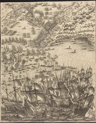 Belejringen af La Rochelle [blad 11 af 16; sættet omfatter 1952.8.97-112]