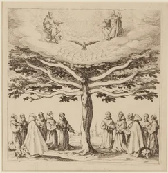 The Tree of St. Francis, ca. 1619 (radering)