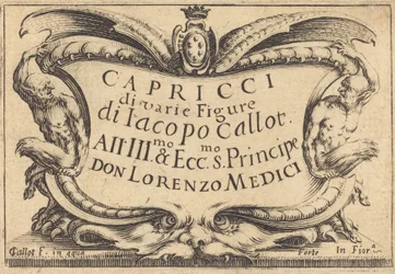 Titelside for "The Capricci"