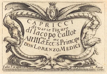 Titelside for "The Capricci"