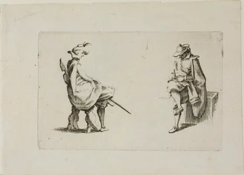 To siddende mænd, fra The Caprices