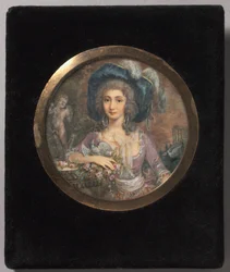 Portræt af Mademoiselle Colombi, 1788.