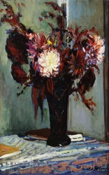 Krysantemum i en vase,