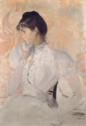 Portræt af Henriette Chabot, 1886.