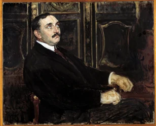 Portræt af Paul Claudel (fransk forfatter