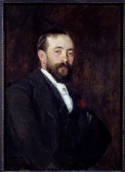 Portræt af den spanske maler Don Rafael de Ochoa y Madrazo (1858) Maleri af Jacques Emile (Jacques-Emile) Blanche (1861-1942) 1890 Søn. 0,55x0,77 m Rouen, Musee des Beaux Arts