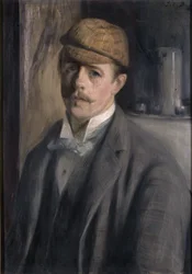 Selvportræt, ca. 1890.