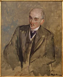 Studie til portrættet af Henri Bergson (1859-1941). Maleri af Jacques Emile (Jacques-Emile) Blanche (1861-1942), olie på lærred