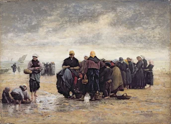 On the Shore (olie på panel)