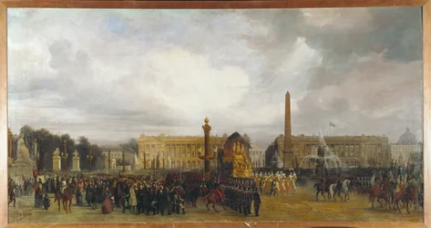 Ceremoni for tilbagelevering af kejser Napoleon I