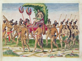 A Bride is Carried to the Chief, fra 