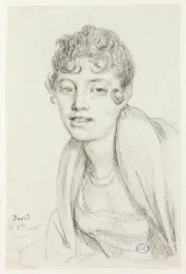 Buste af Angelique Mongez