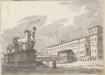 Monte Cavallo, med hestetæmmerne