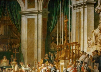Napoleons kroning i Notre-Dame …