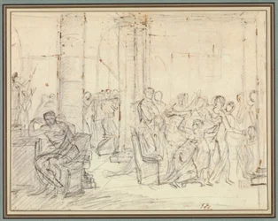 Studie til Liktorerne bringer Brutus hans sønners lig