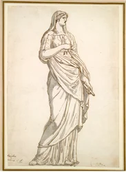 Studie af Sabine-statuen fra Villa Medici