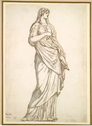 Studie af Sabine-statuen fra Villa Medici, ca. 1775-1780.