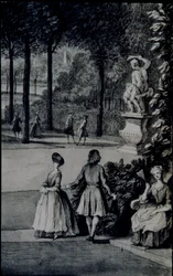 Detalje af "The Poplar Grove, Lord Burlington